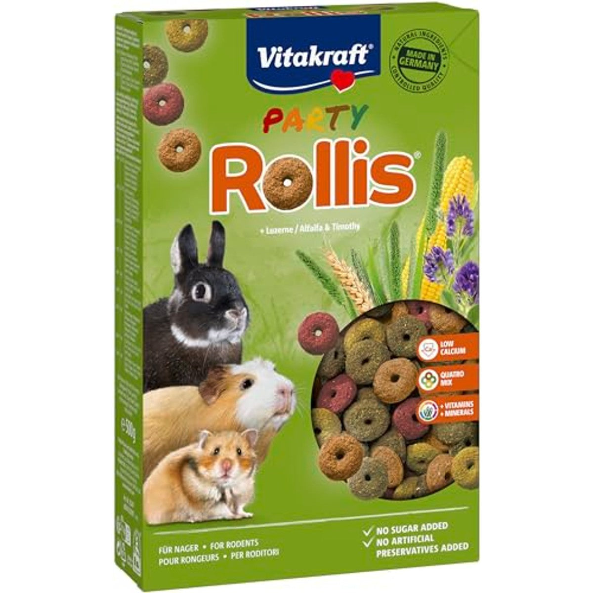 Vitakraft Rollis knaagdiersnack luzerne 7 x 500 g - 3-pack