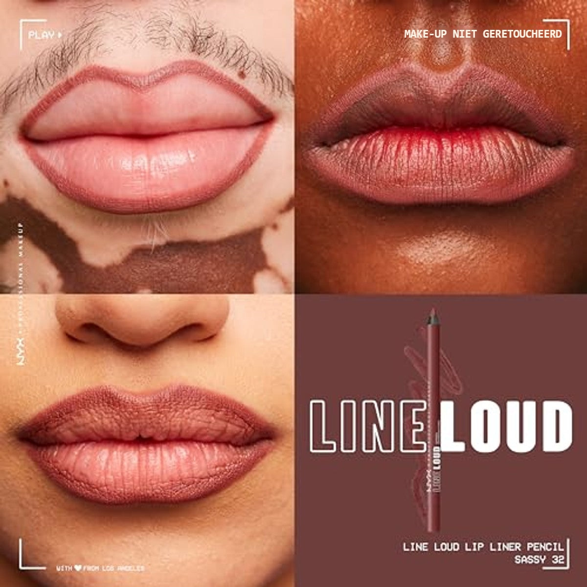 NYX PROFESSIONAL MAKEUP Line Loud Lip Liner 4 Sassy 1 x - 3 stuks – foto 4
