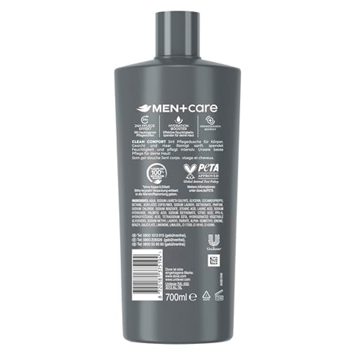 Dove Men+Care Clean Comfort 3-in-1 Douchegel 700 ml – Dove Men + Care