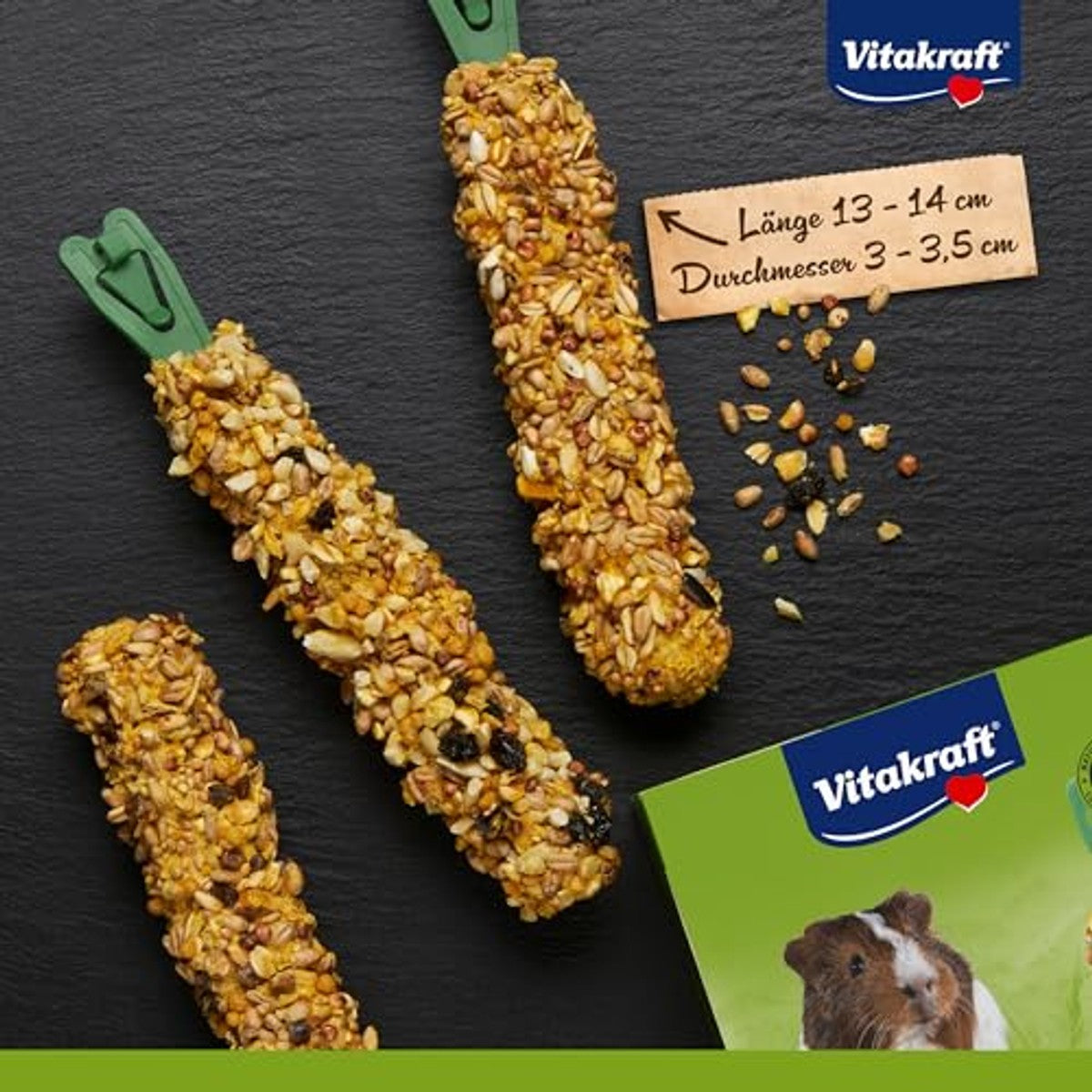 Kräcker® Trio Honey Nut Fruit 2 x 3 pack MS – Vitakraft
