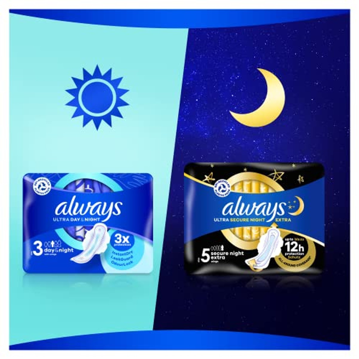 Always Ultra Night Damenbinden 40 stuks – Always