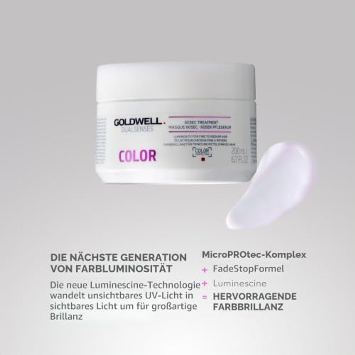Goldwell Dualsenses Color 60 Sek verzorgende kuur voor fijn tot normaal haar, 200 ml