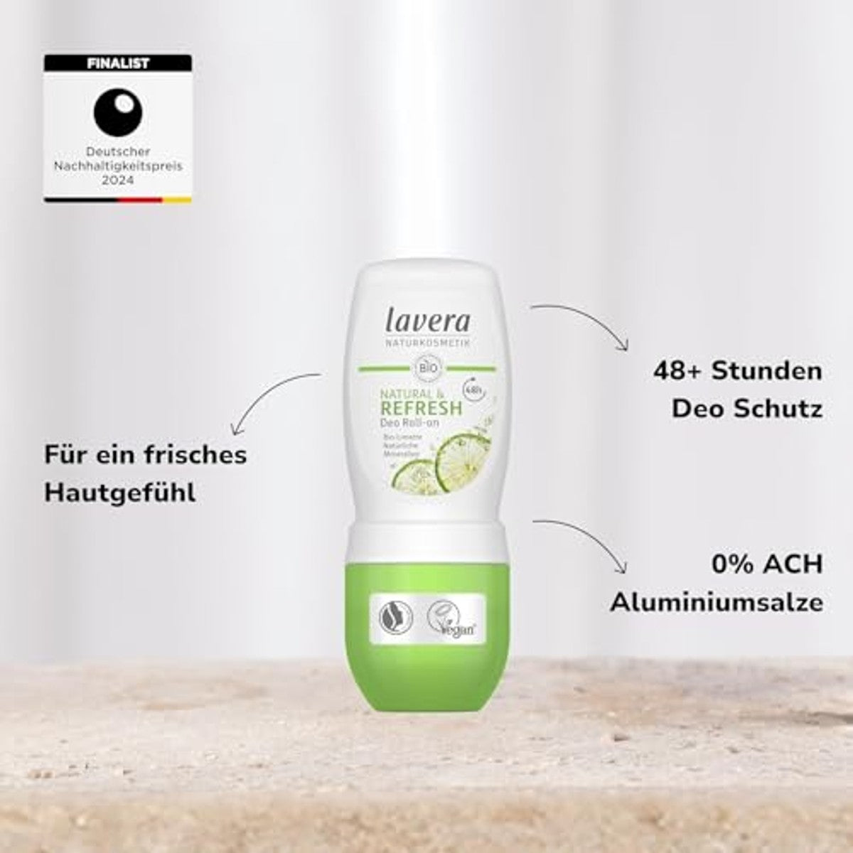 lavera Natural & Refresh Roll-on Deo 6 x 50 ml - Voordeelverpakking – foto 4
