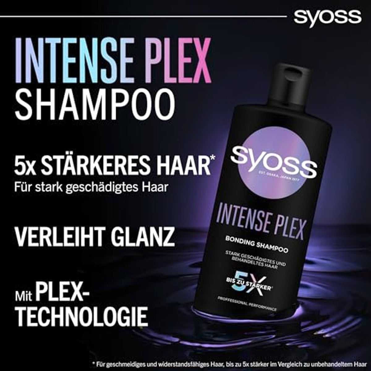 Syoss Intense Plex Bonding Shampoo 440 ml - 6 stuks