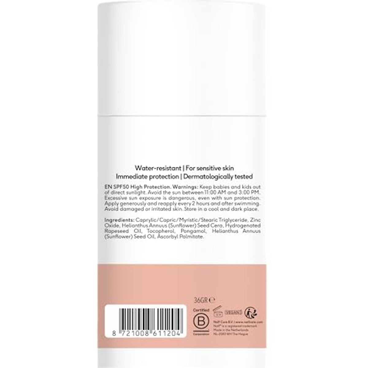 Naïf Minerale Zonnebrandstick SPF 50 Baby & Kind 3 x 36 g - Voordeelverpakking
