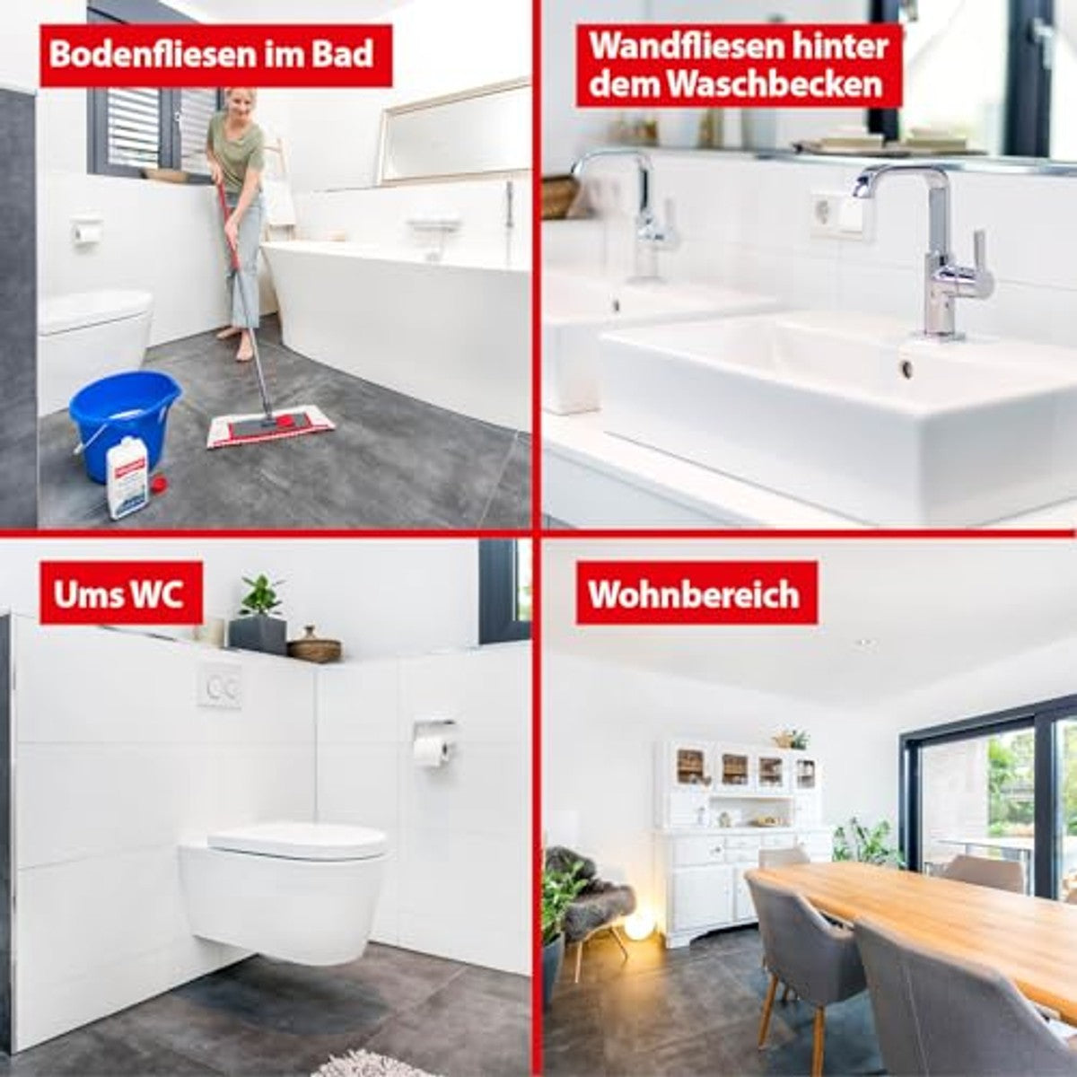 Mellerud Wand- en vloertegelreiniger 1,0 l – Mellerud