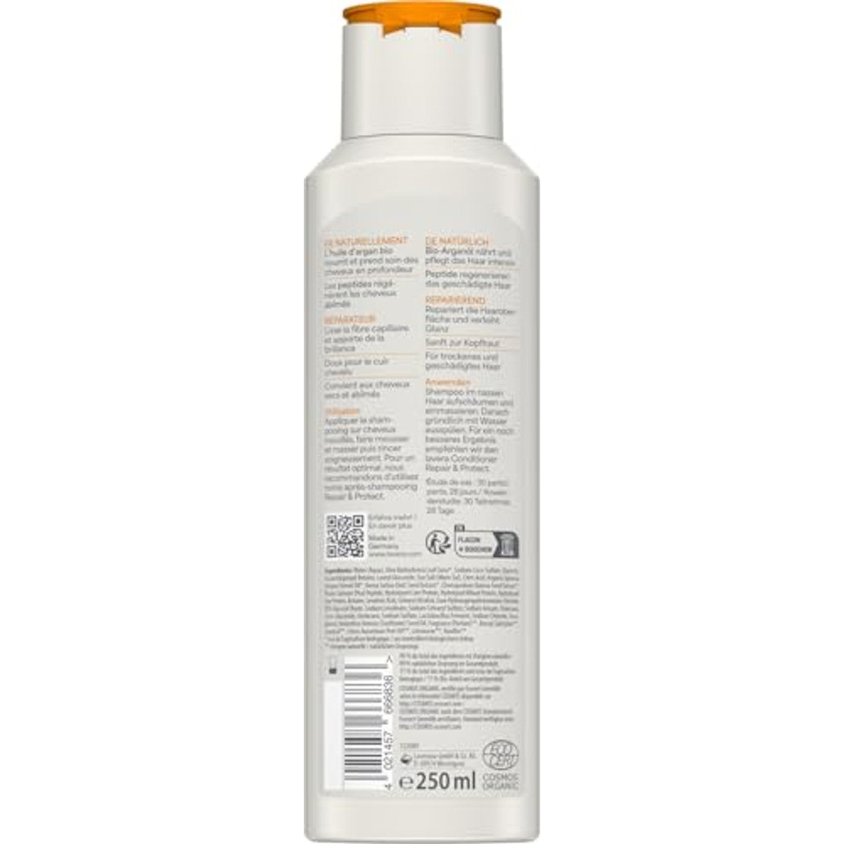 lavera Pflegeshampoo Repair & Protect 3 x 250 ml - Voordeelverpakking