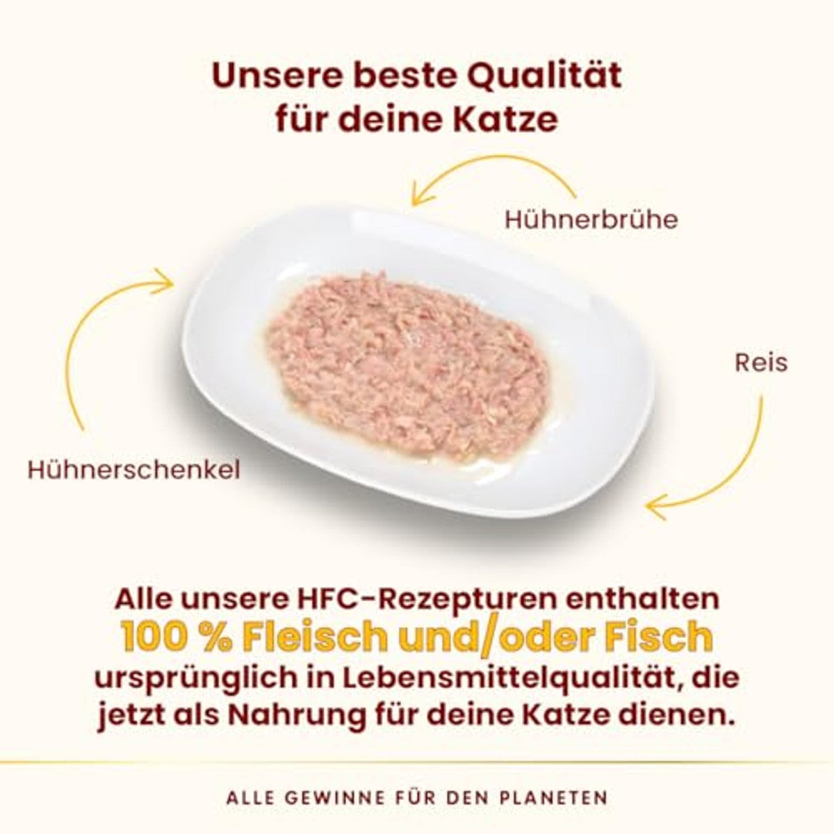 Almo Nature HFC Natural Kattenvoer Kippenbout 24 x 70 g - 3-pack