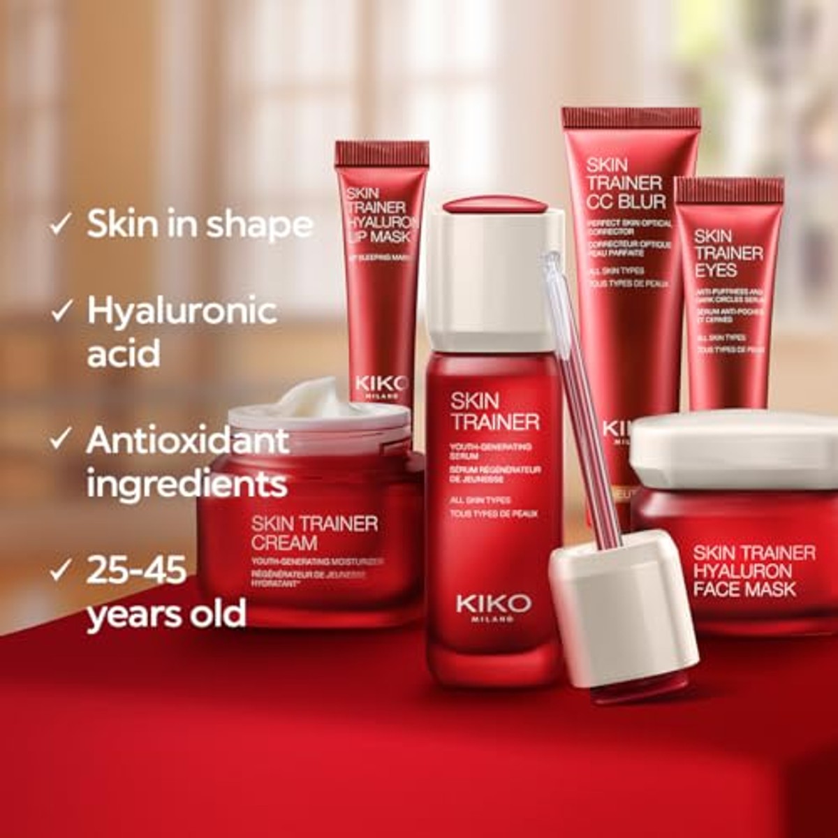 Kiko Milano Skin Trainer Serum - 6-pack