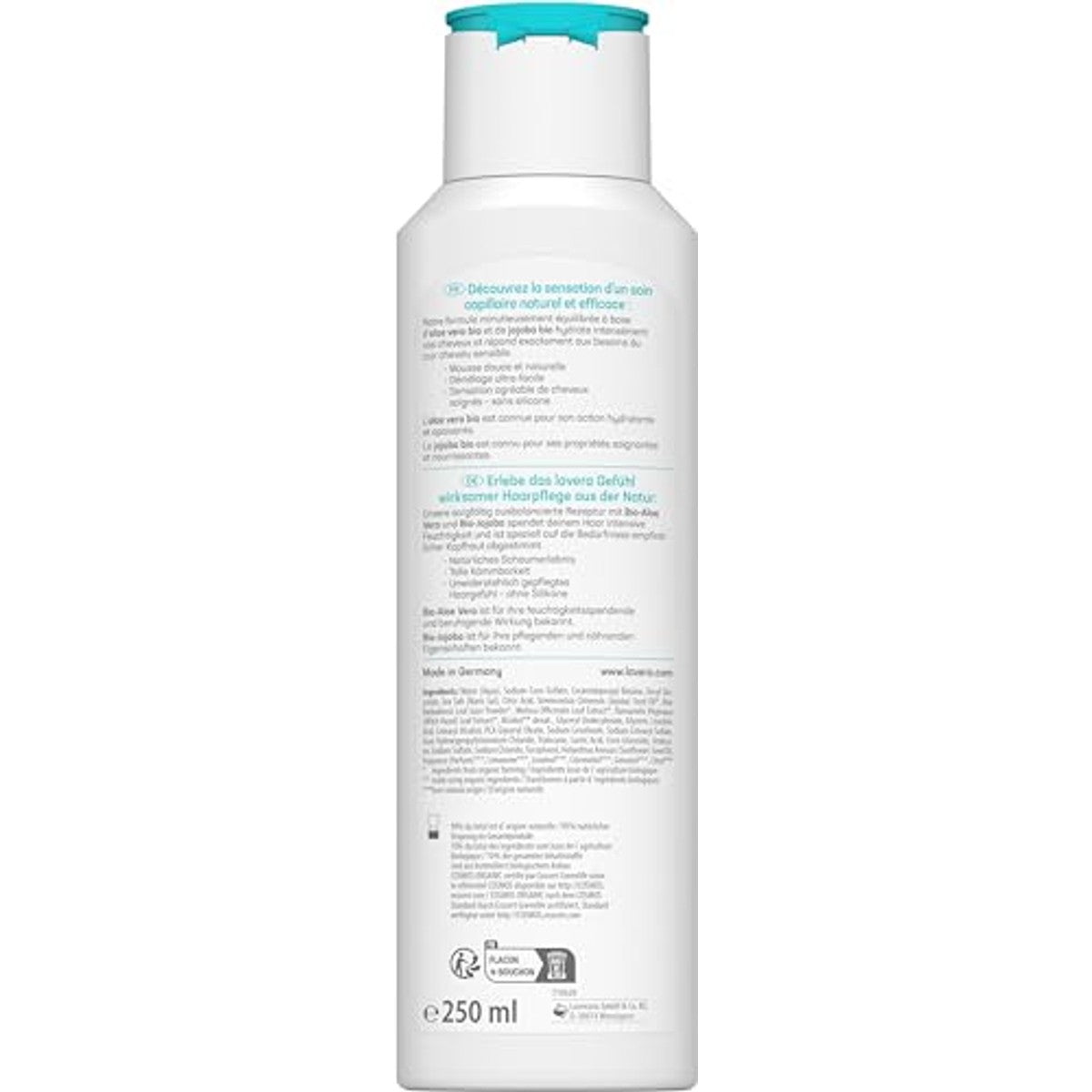 lavera Basis Sensitive Shampoo 250 ml 2 stuks – foto 4
