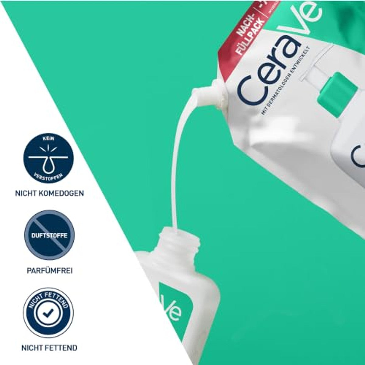 CeraVe Schuimende Reinigingsgel Navulverpakking 473 ml - 3-pack