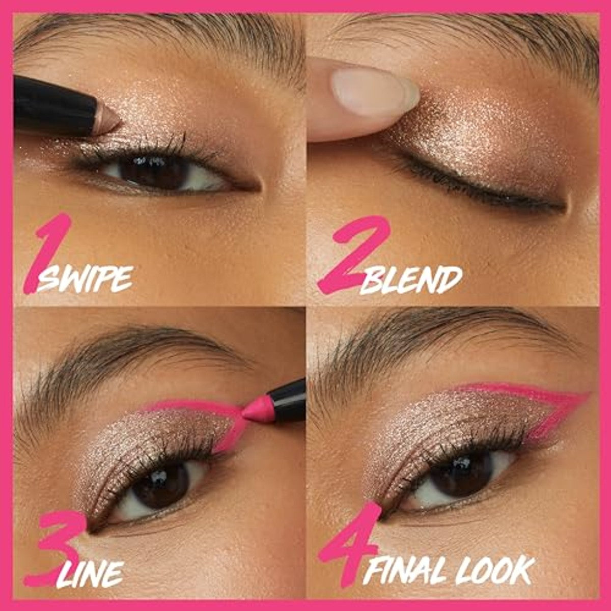 Maybelline New York Oogschaduwstift, all-in-one eyeliner, primer en oogschaduwstift, langdurige en romige kleur, Color Tattoo Eye Stix, kleur: I Am Courageous – MAYBELLINE