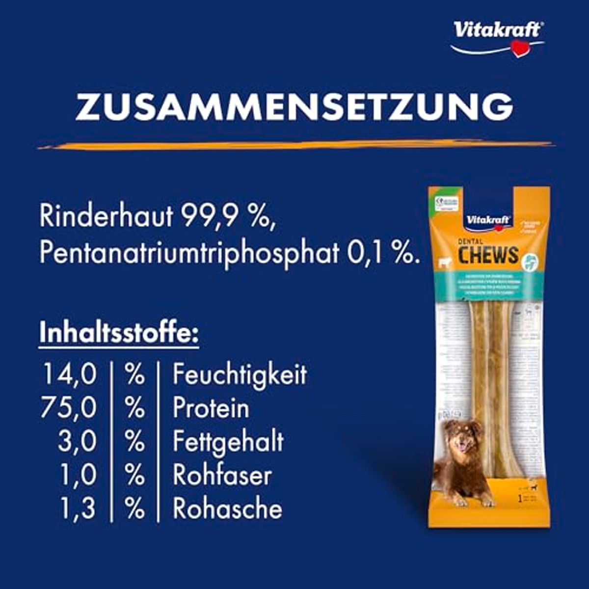 Vitakraft Chews hondensnack kauwbot 1 x 21 cm - 6-pack – foto 4