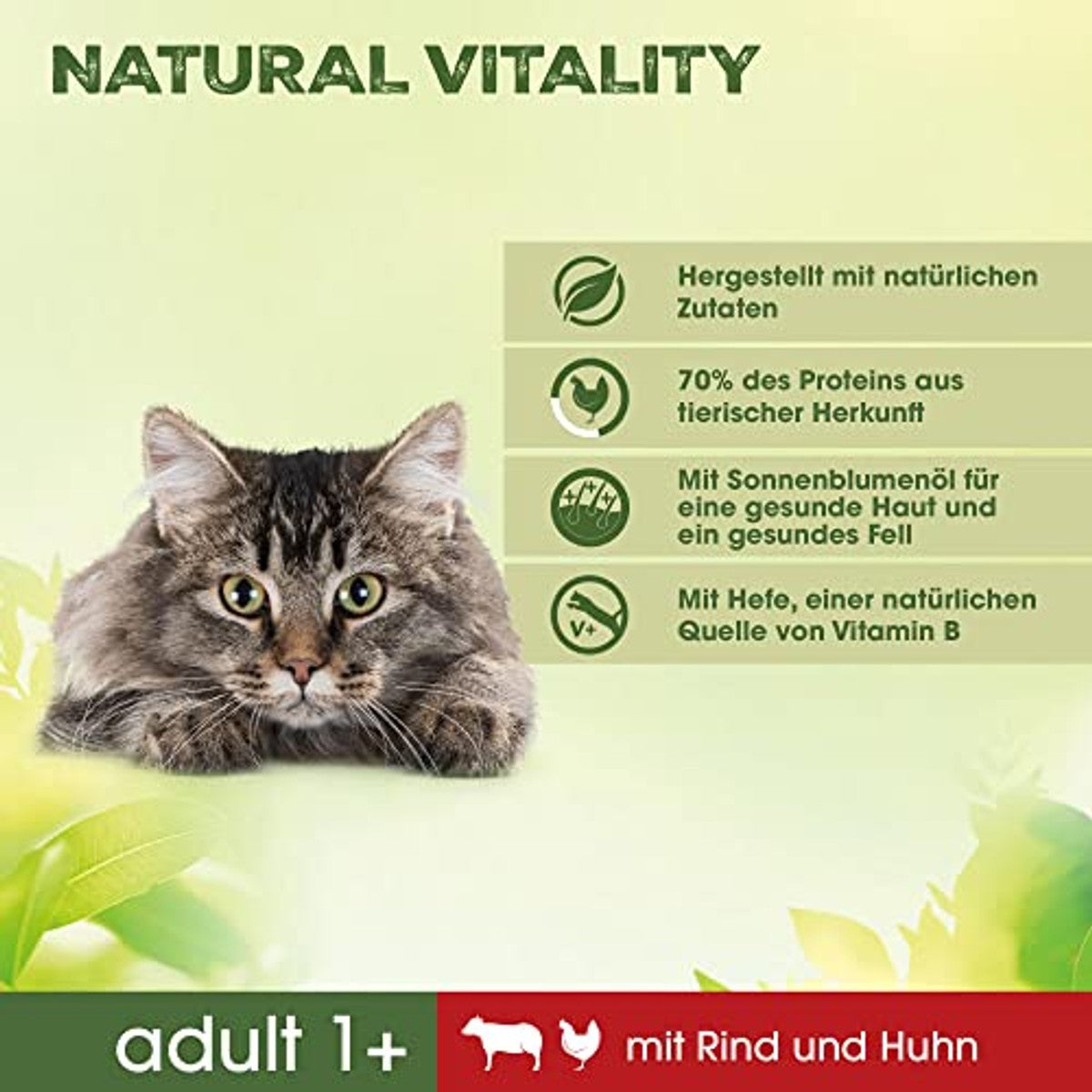 Perfect Fit Natural Vitality droogvoer kat rund & kip 6 x 650 g - 3-pack