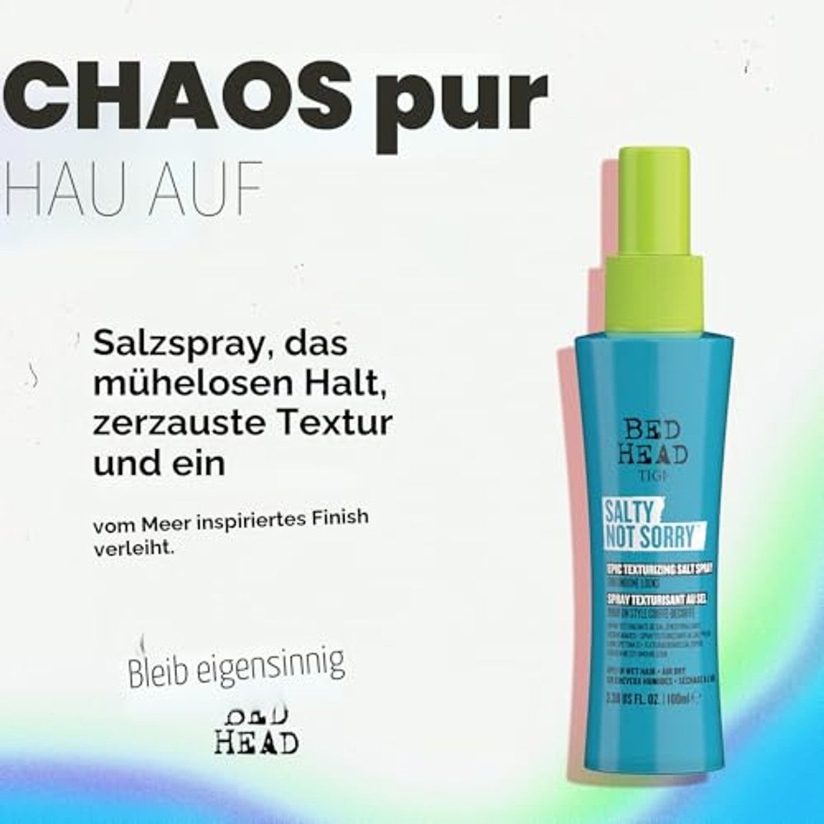 Bed Head by TIGI Salty Not Sorry Hair Texturizing Salt Spray, 100 ml – TIGI
