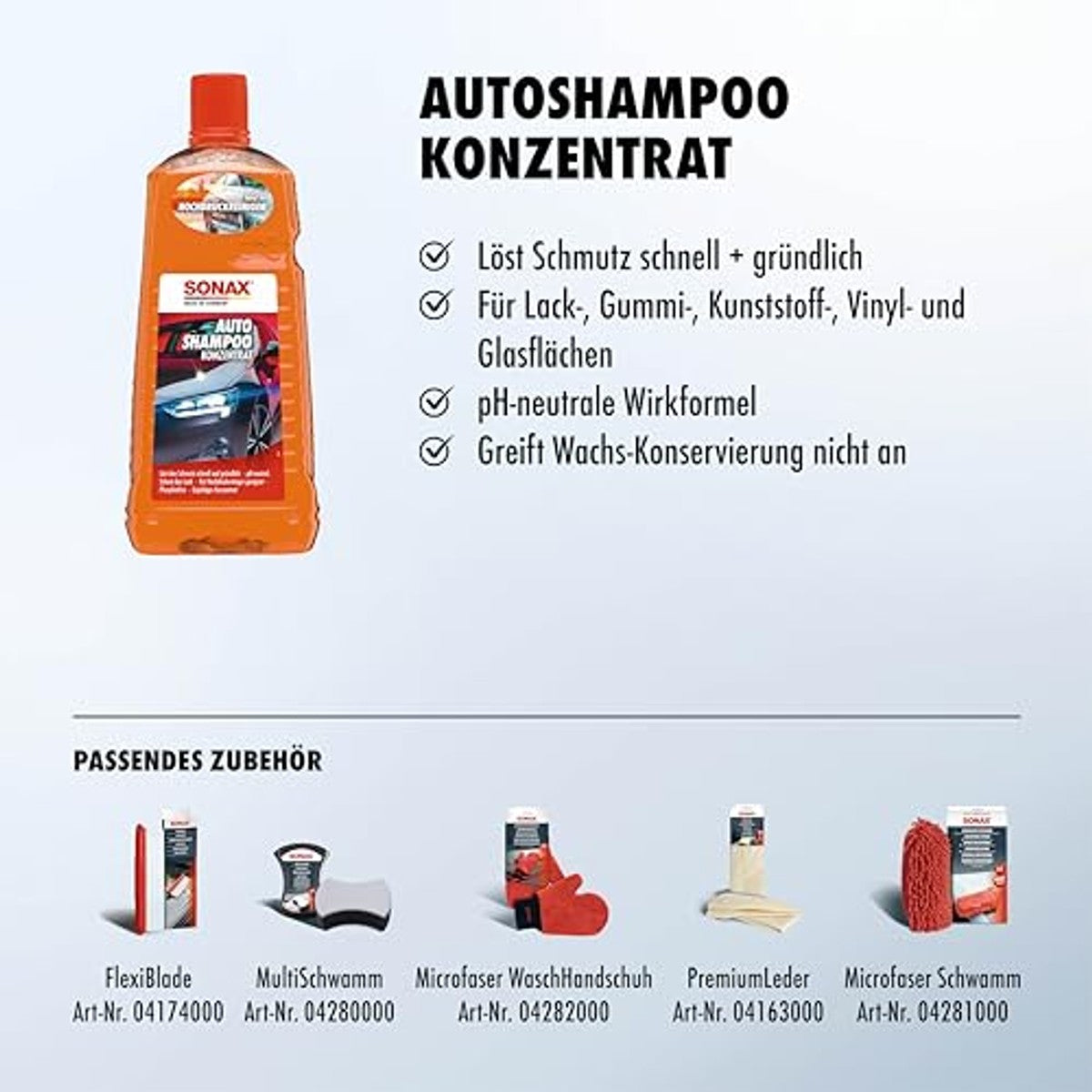 SONAX Autoshampoo Concentraat 2 liter – SONAX