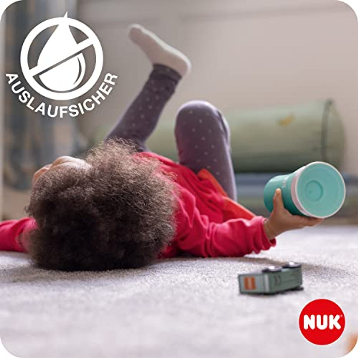 NUK Magic Cup Drinkbeker roestvrij staal, blauw, 8+ maanden 6 x 230 ml - Voordeelverpakking