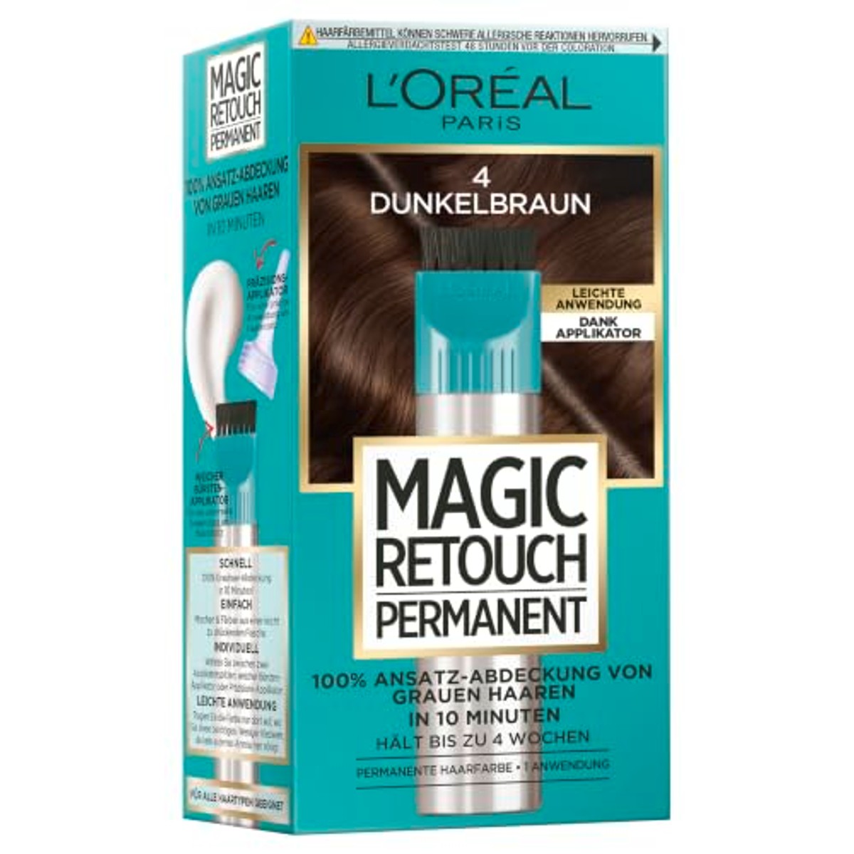 L'Oréal Paris Magic Retouch Permanent nr. 4 donkerbruin – L'Oréal Paris
