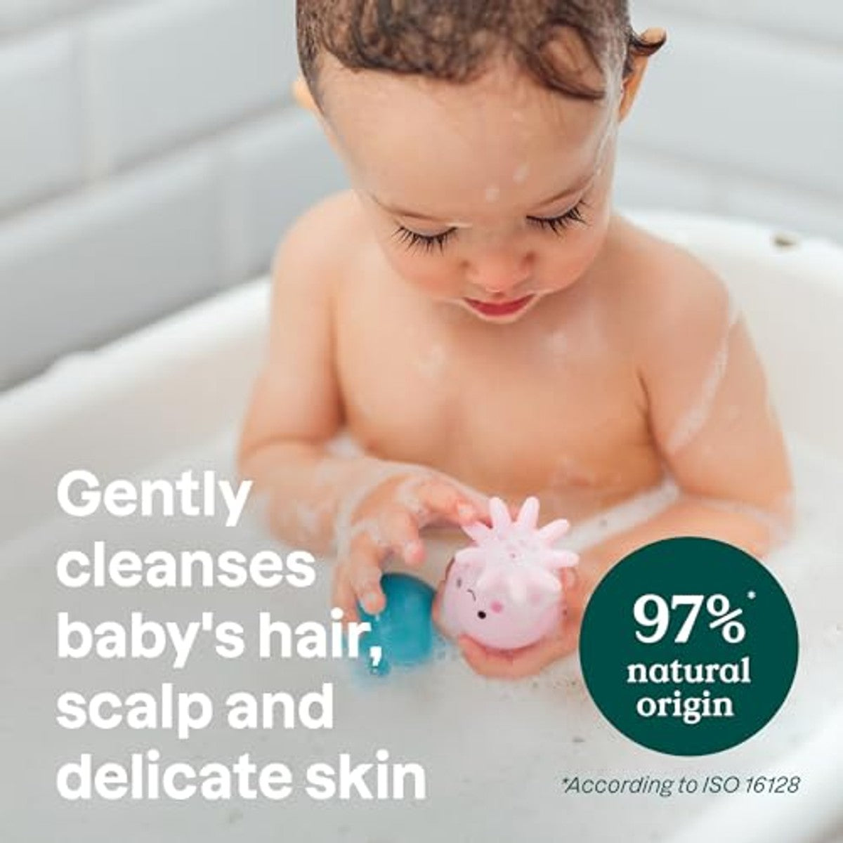 ATTITUDE Baby Leaves Hypoallergene 2-in-1 shampoo & body wash, amandelmelk, 40 ml – ATTITUDE