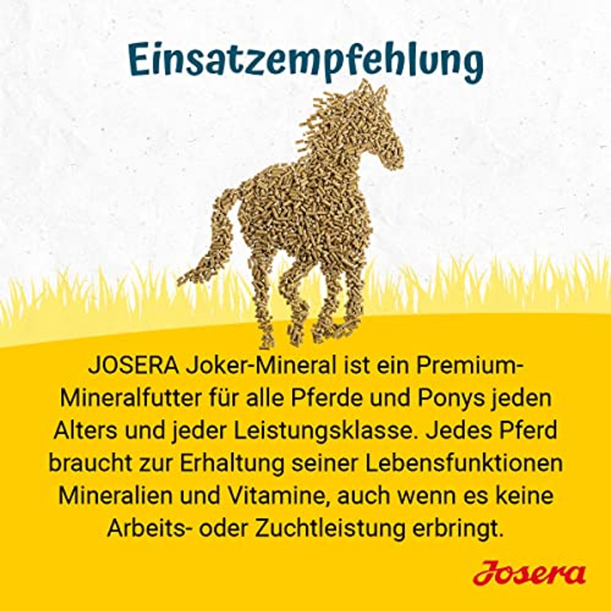 JOSERA Joker Mineral | 15 kg | Premium paardenvoer voor alle rassen – Josera
