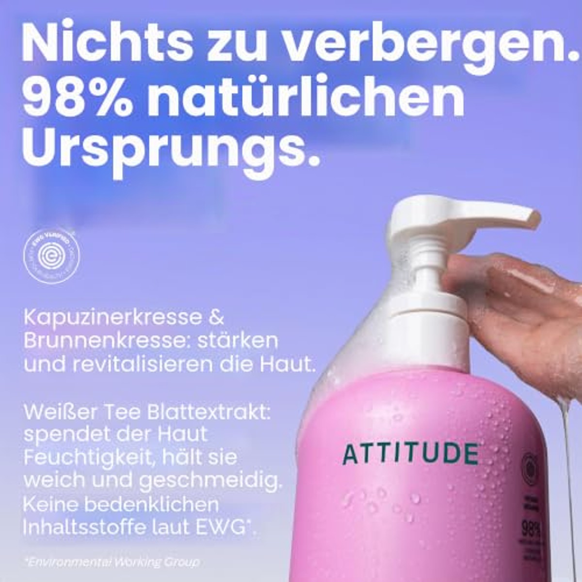 Attitude Douchegel Witte Theebladeren 32 fl oz - 6-pack