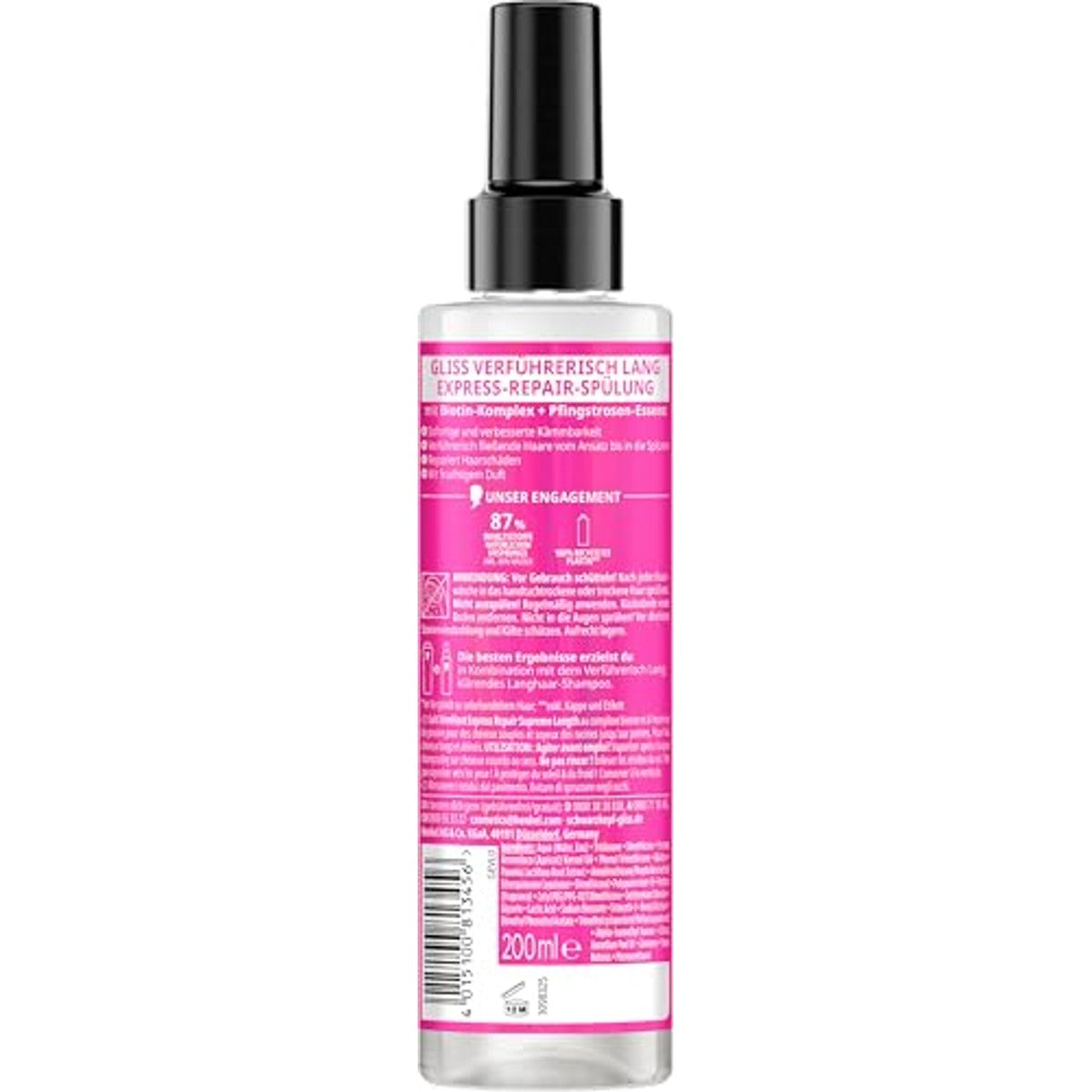 Gliss Express-Repair Conditioner Verleidelijk Lang 200 ml – Gliss