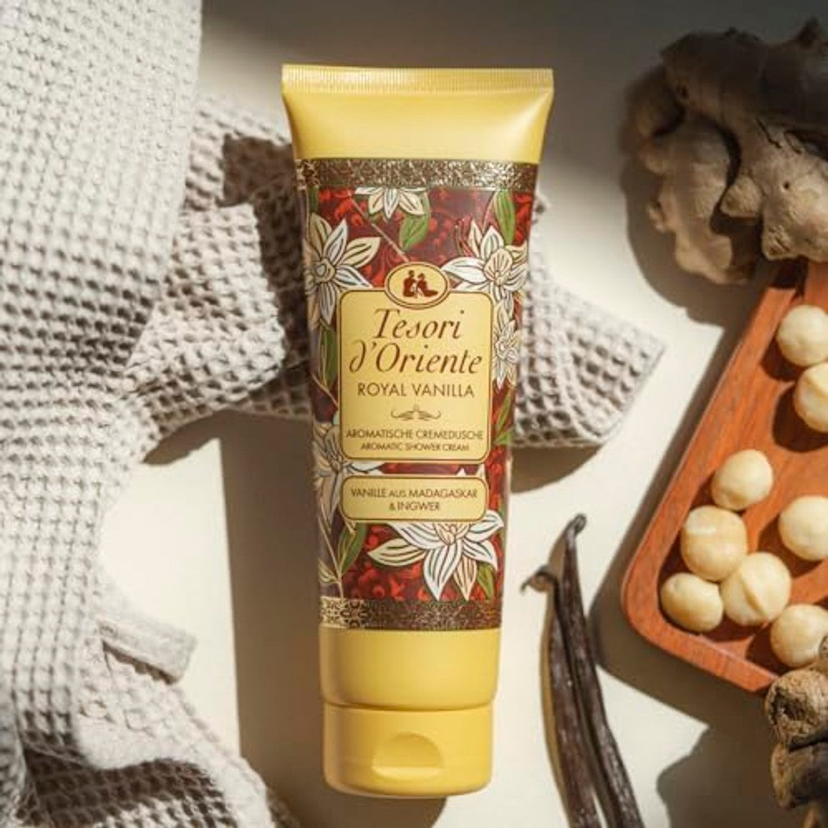 Tesori d'Oriente Crèmedouche Royal Vanilla 6 x 250 ml - Voordeelverpakking – foto 4