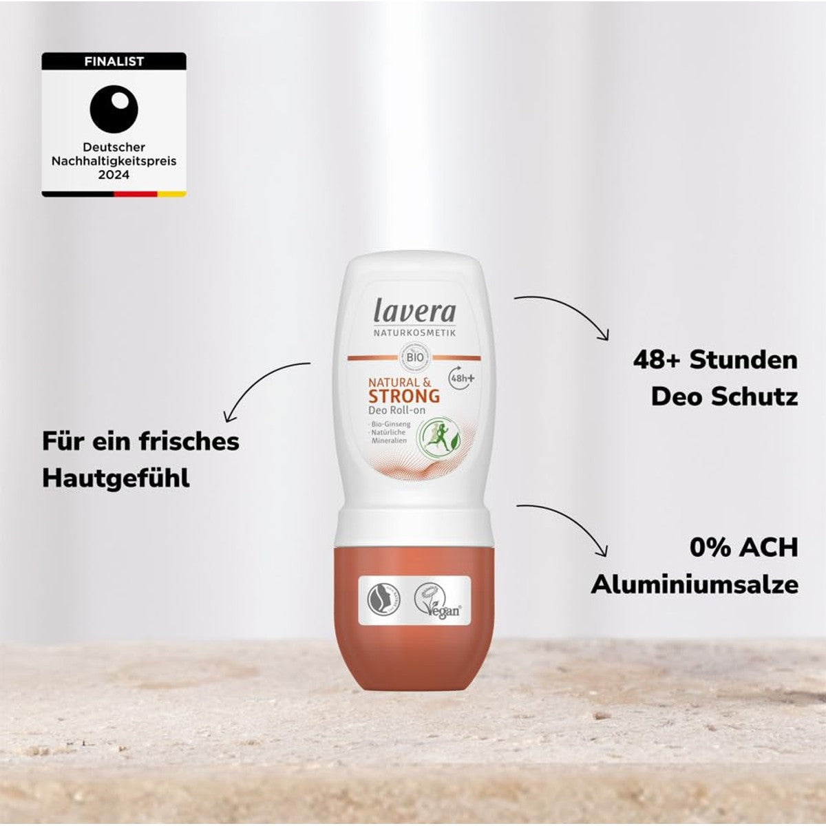 lavera Natural & Strong Deo Roll-On, 50 ml – lavera