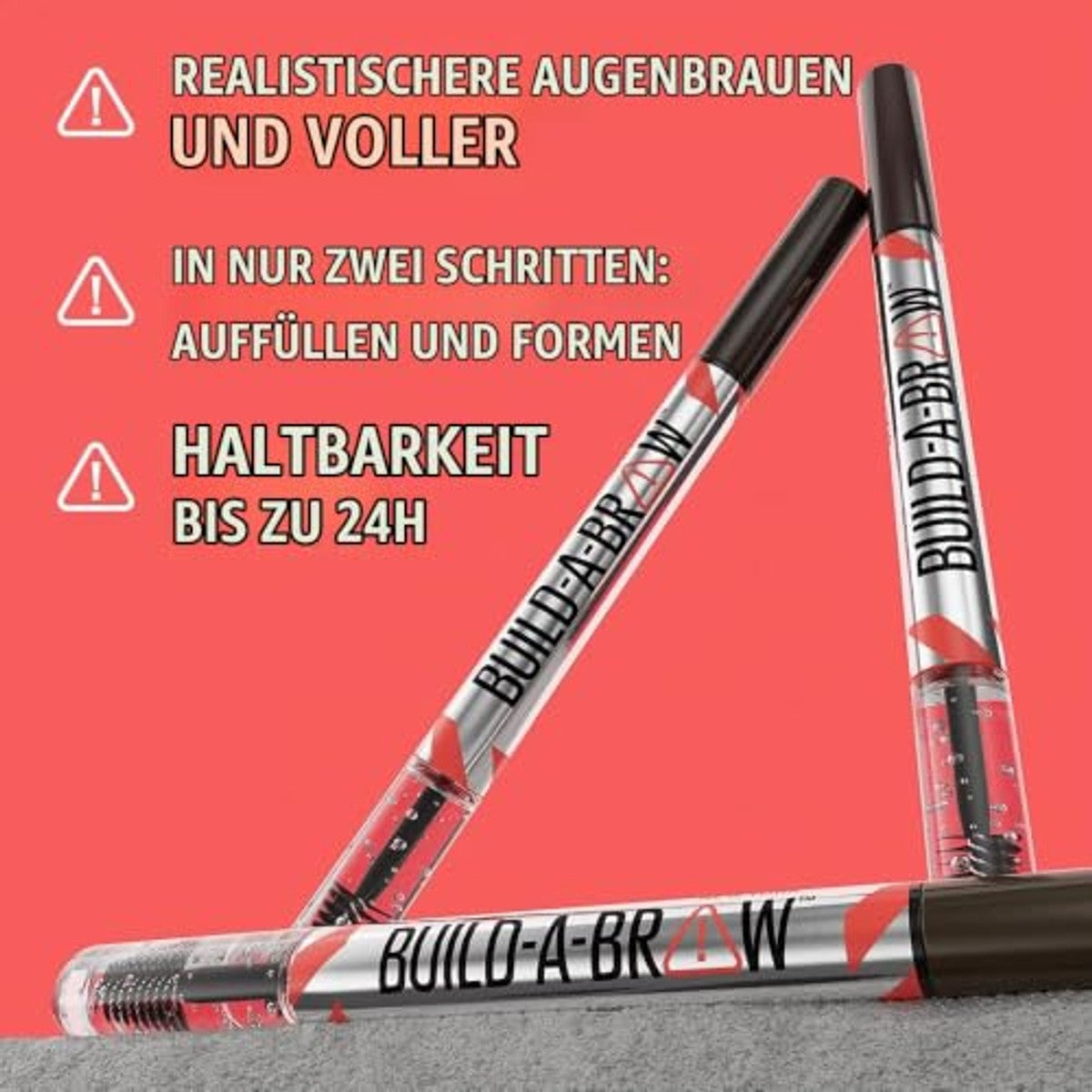 MAYBELLINE Build-A-Brow Black Brown wenkbrauwstift 3 x 1 stuk