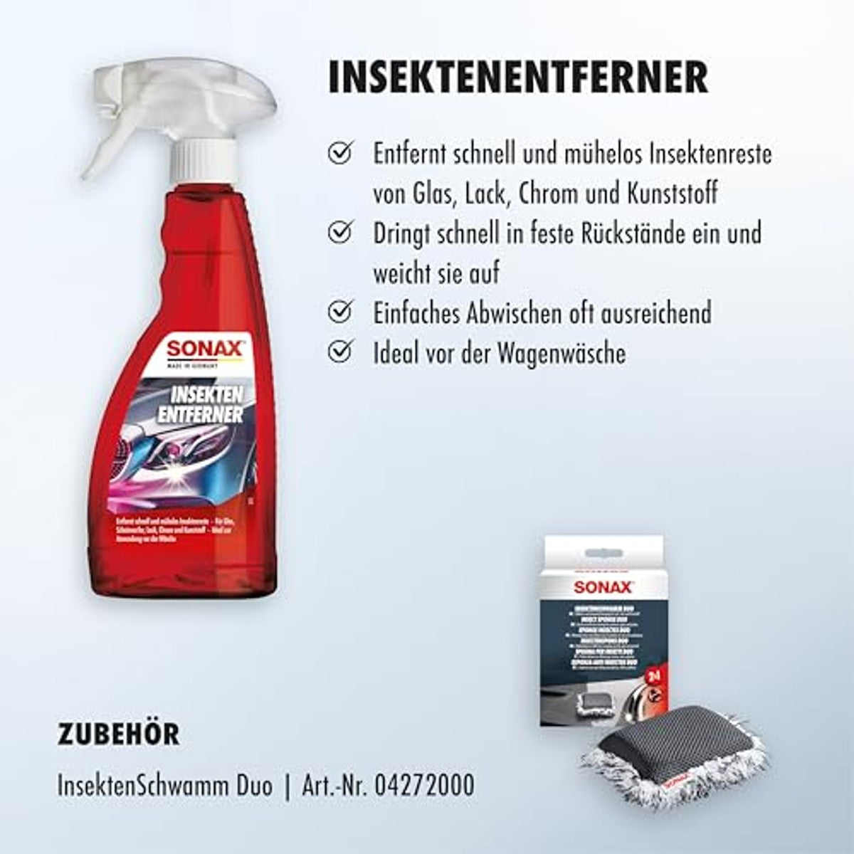 SONAX Insectenverdelger 6 x 500 ml - Voordeelverpakking