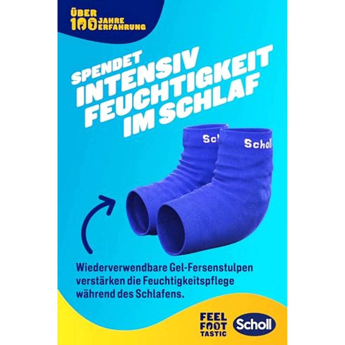 Dr. Scholl's Overnight voetverzorgingsset 60 ml + 1 paar - 3-pack