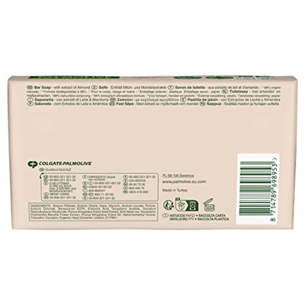 Palmolive Naturals Delicate Care met amandelmelk 3 x 90 g – Palmolive
