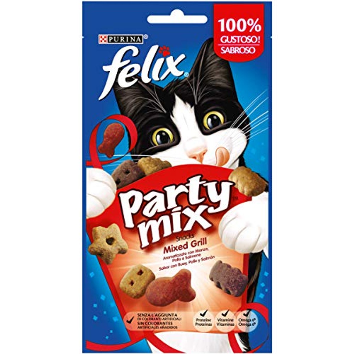 Felix Party Mix Mixed Grill 8 x 60 g – Felix
