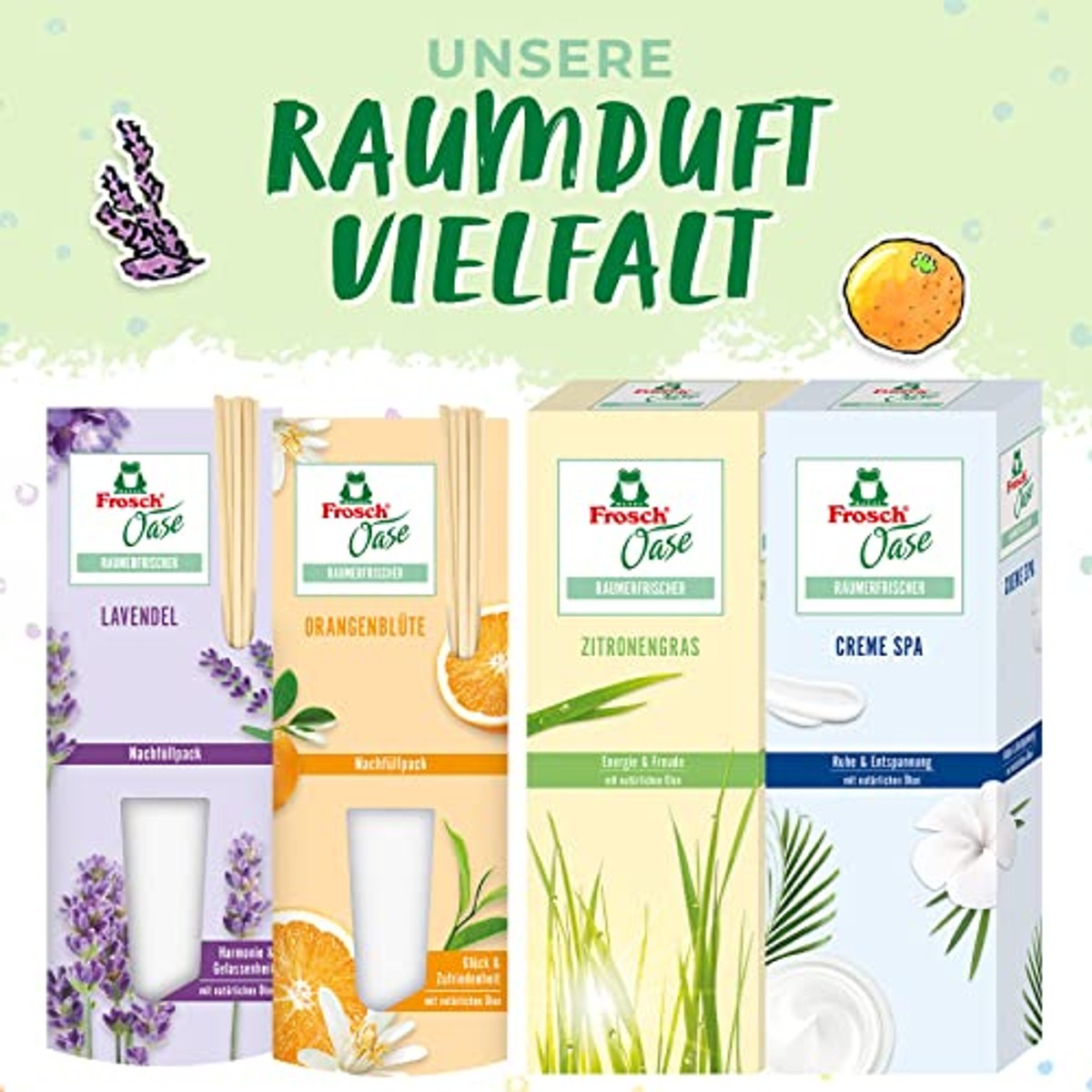 FROSCH Oase Lavendeldroom navulverpakking 90 ml – FROSCH