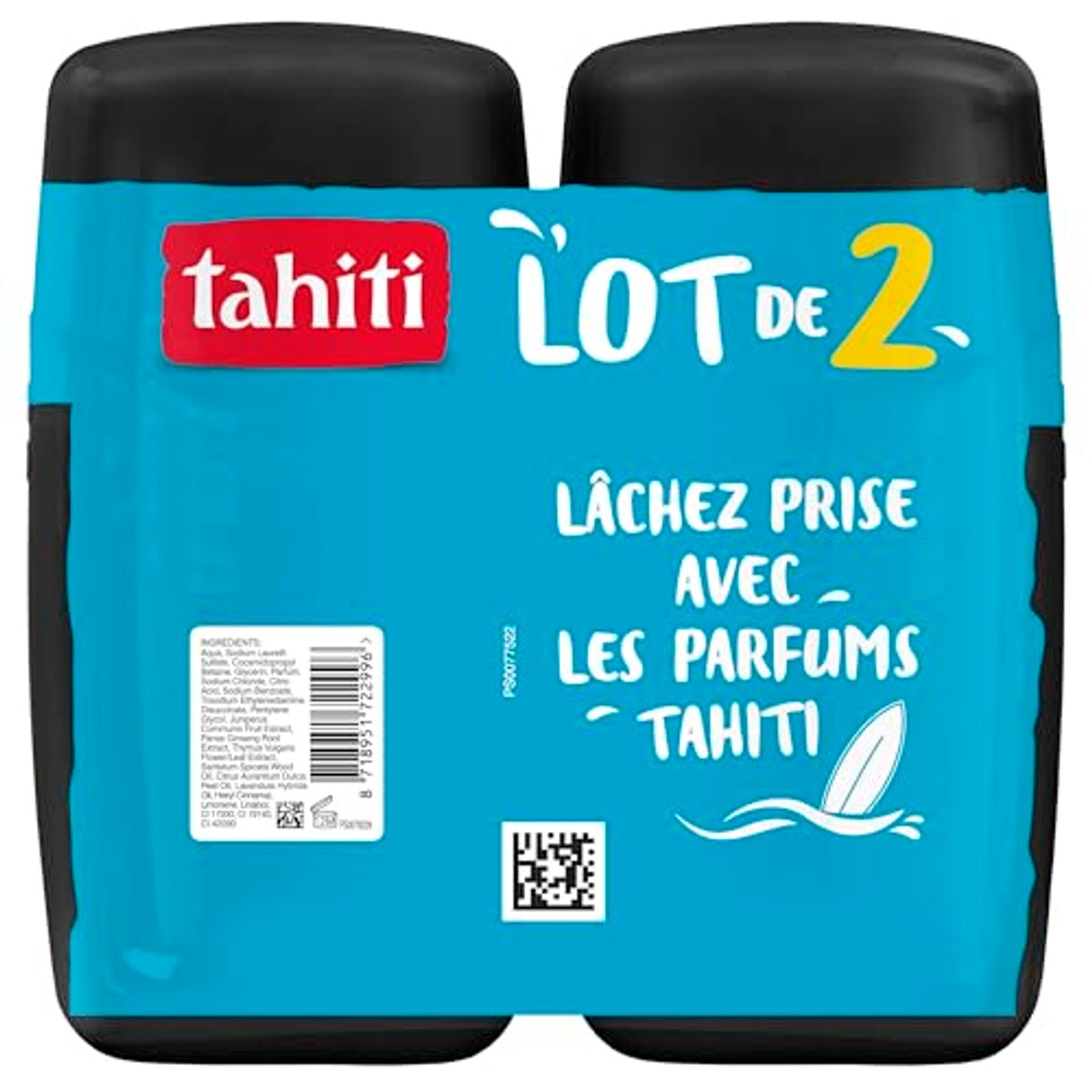 TAHITI Douchegel Sandelhout x 2 3 x 250 ml - Voordeelverpakking