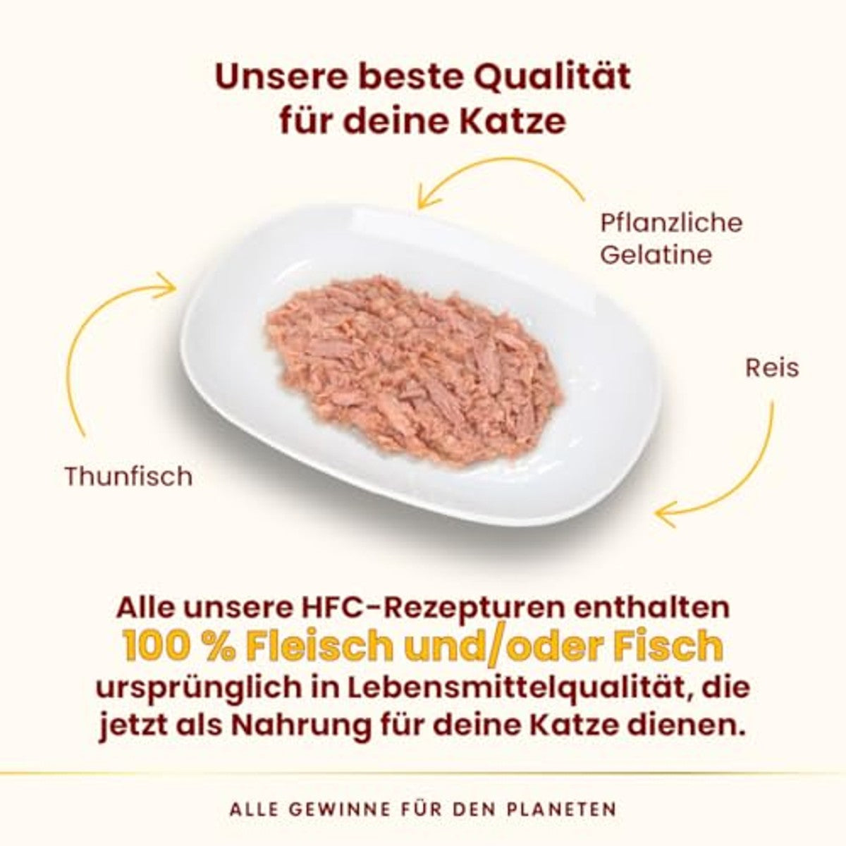 almo nature HFC Jelly natvoer voor volwassenen katten tonijn - blik 70 g. – almo nature