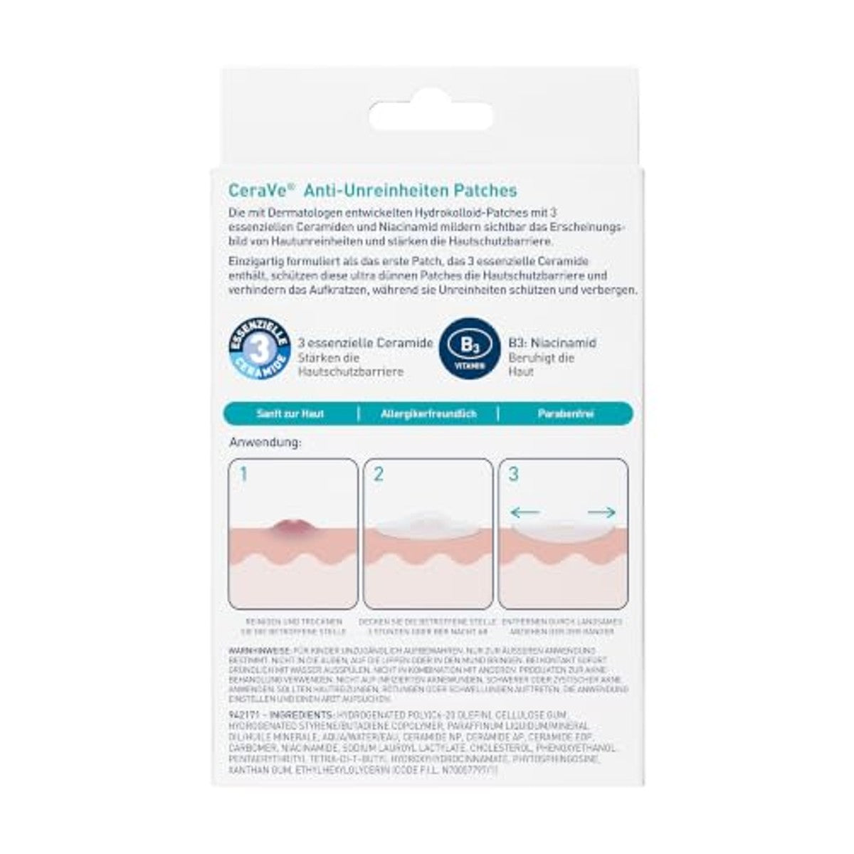CeraVe Anti-onzuiverheden Pleisters voor Gezicht 22 stuks - 6-pack