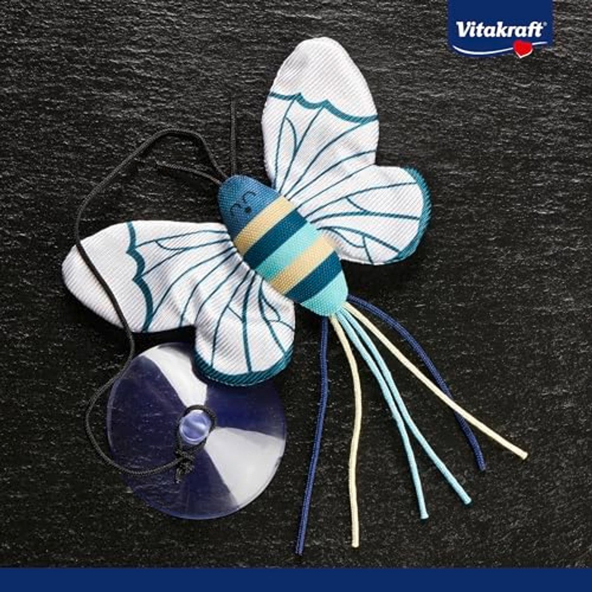 Vitakraft Galaxy Garden vlinder, kattenspeelgoed, kattenkruid, interactief speelgoed voor katten (1 stuk) – Vitakraft