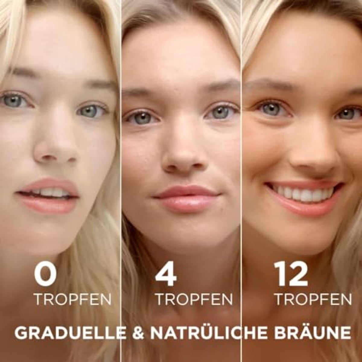 Garnier Ambre Solaire Natural Bronzer Zelfbruiningsconcentraat 6 x 30 ml - Voordeelverpakking