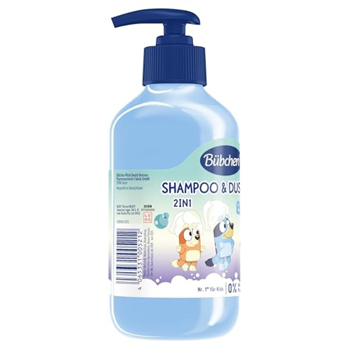 Bübchen Shampoo & douchegel Bluey 250 ml (verpakking van 5) – Bübchen