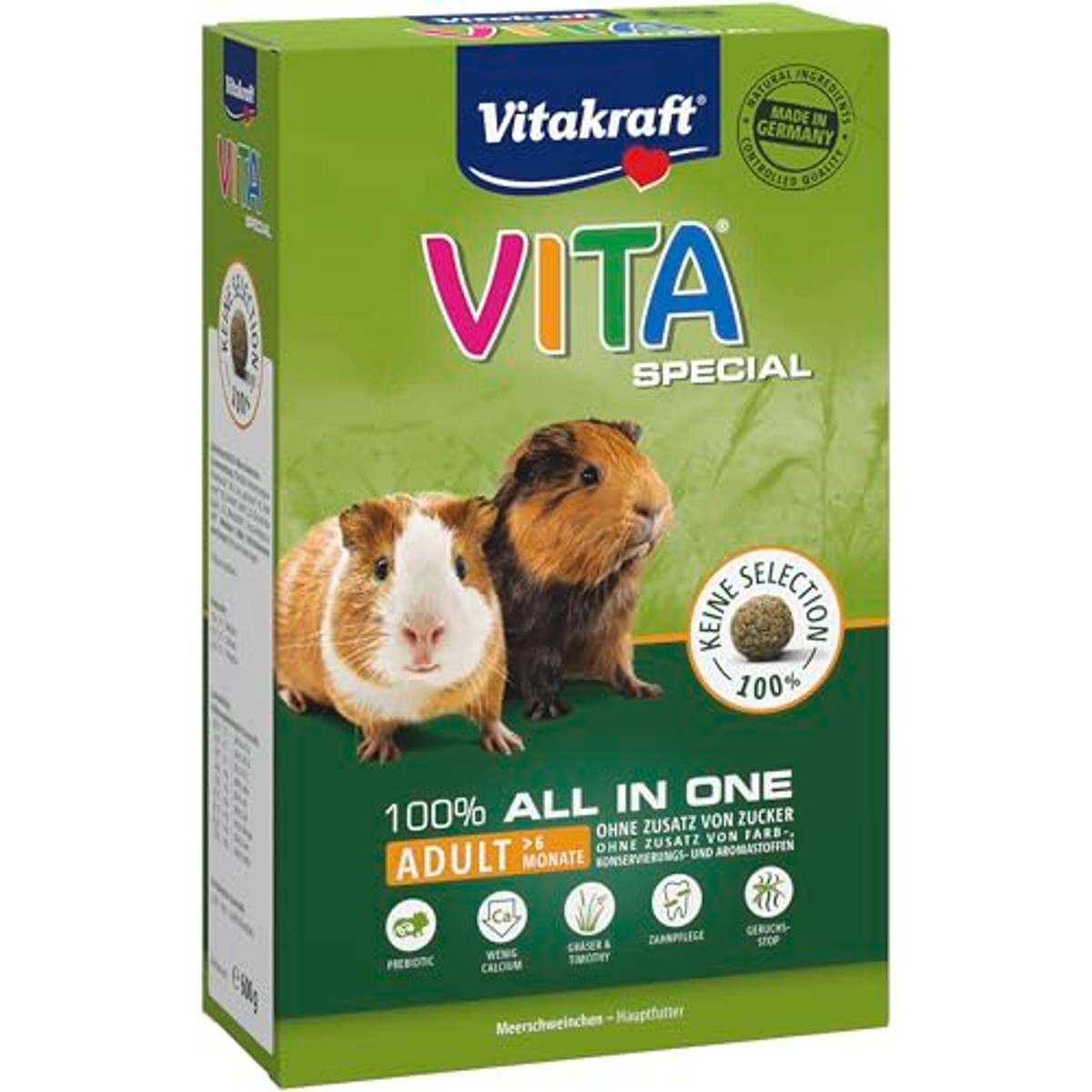 Vitakraft Vita Special Adult caviavoer 5 x 600 g - 6-pack