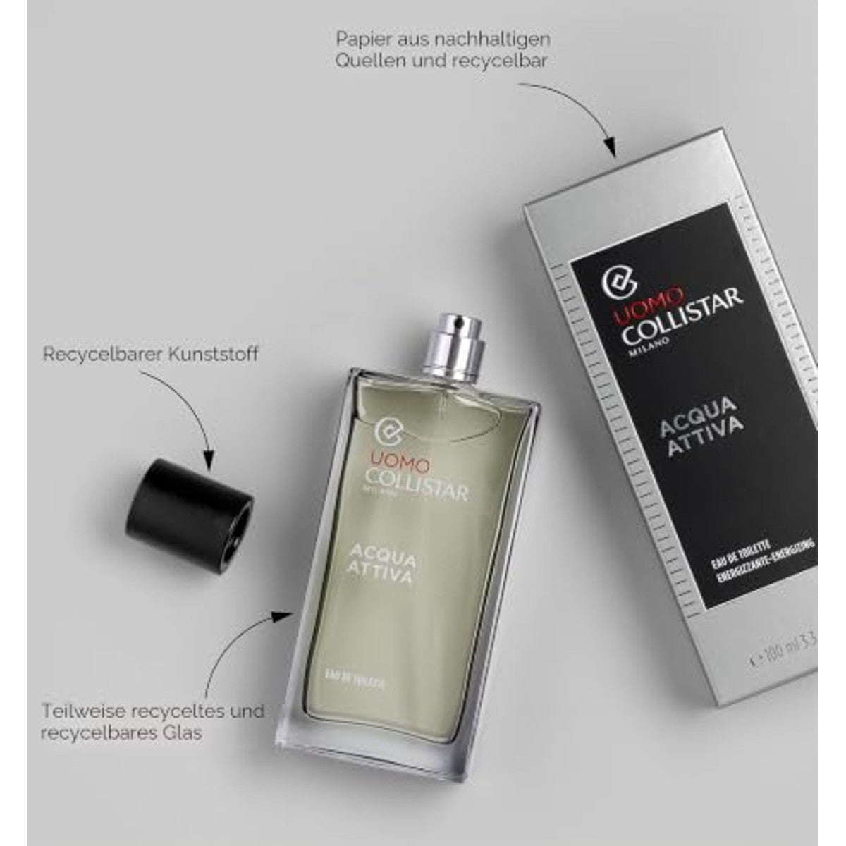 Collistar Energizing Acqua Attiva Eau de Toilette 100 ml - 3-pack