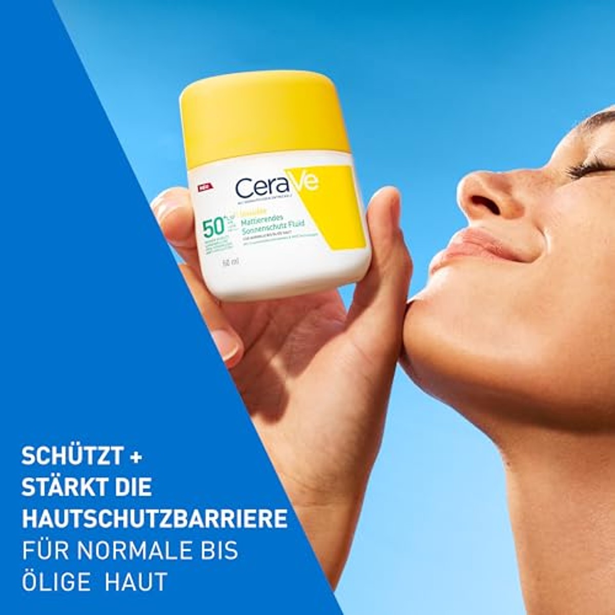 CeraVe Onzichtbare Matte Zonnebrandvloeistof SPF 50+ 50 ml - 6-pack