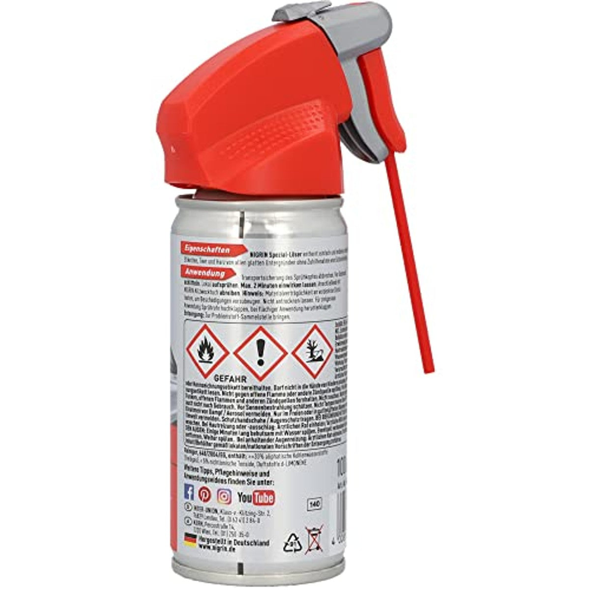 NIGRIN Stickerverwijderaar Spray 6 x 100 ml - Voordeelverpakking