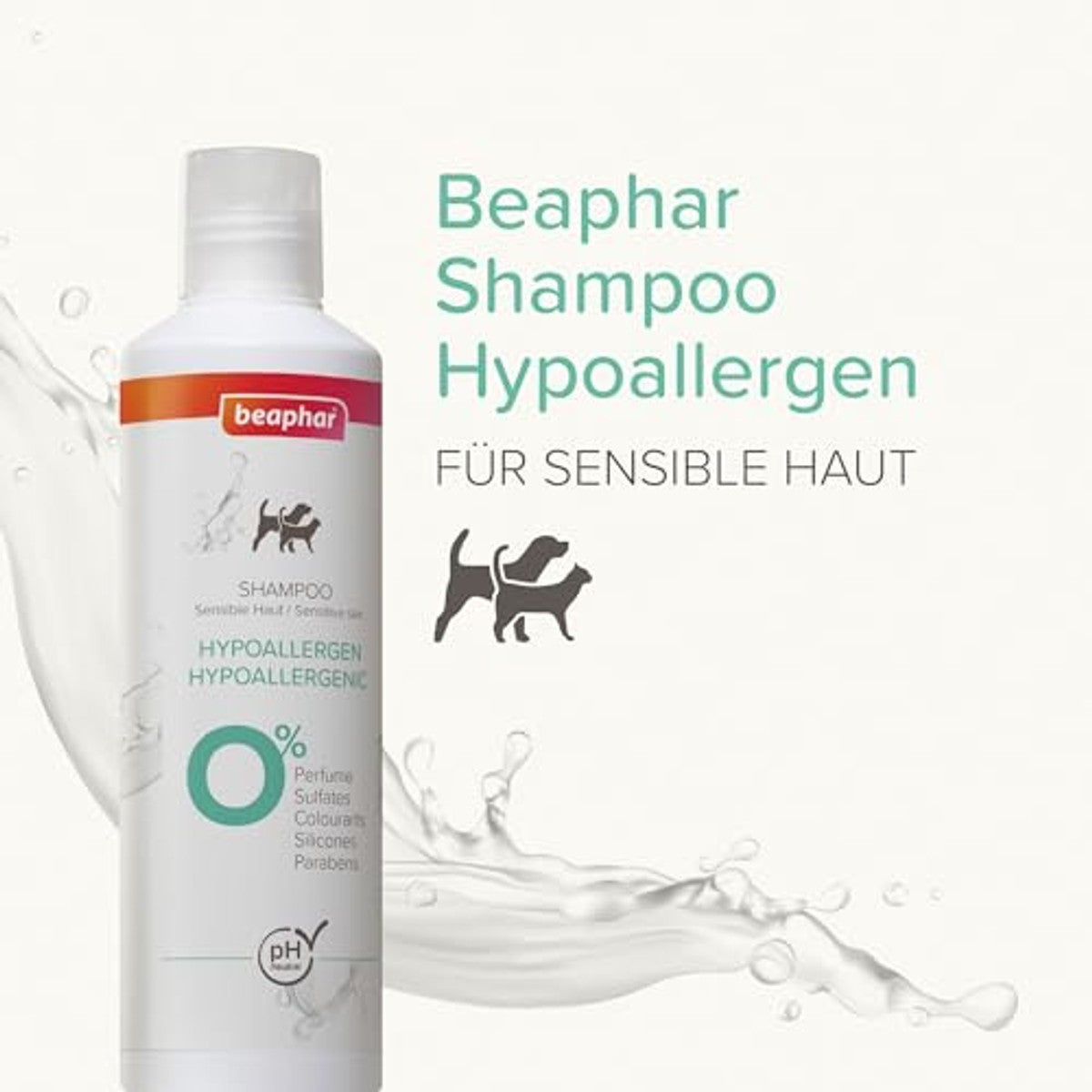 Beaphar hypoallergene shampoo hond en kat - 250 ml - 3-pack