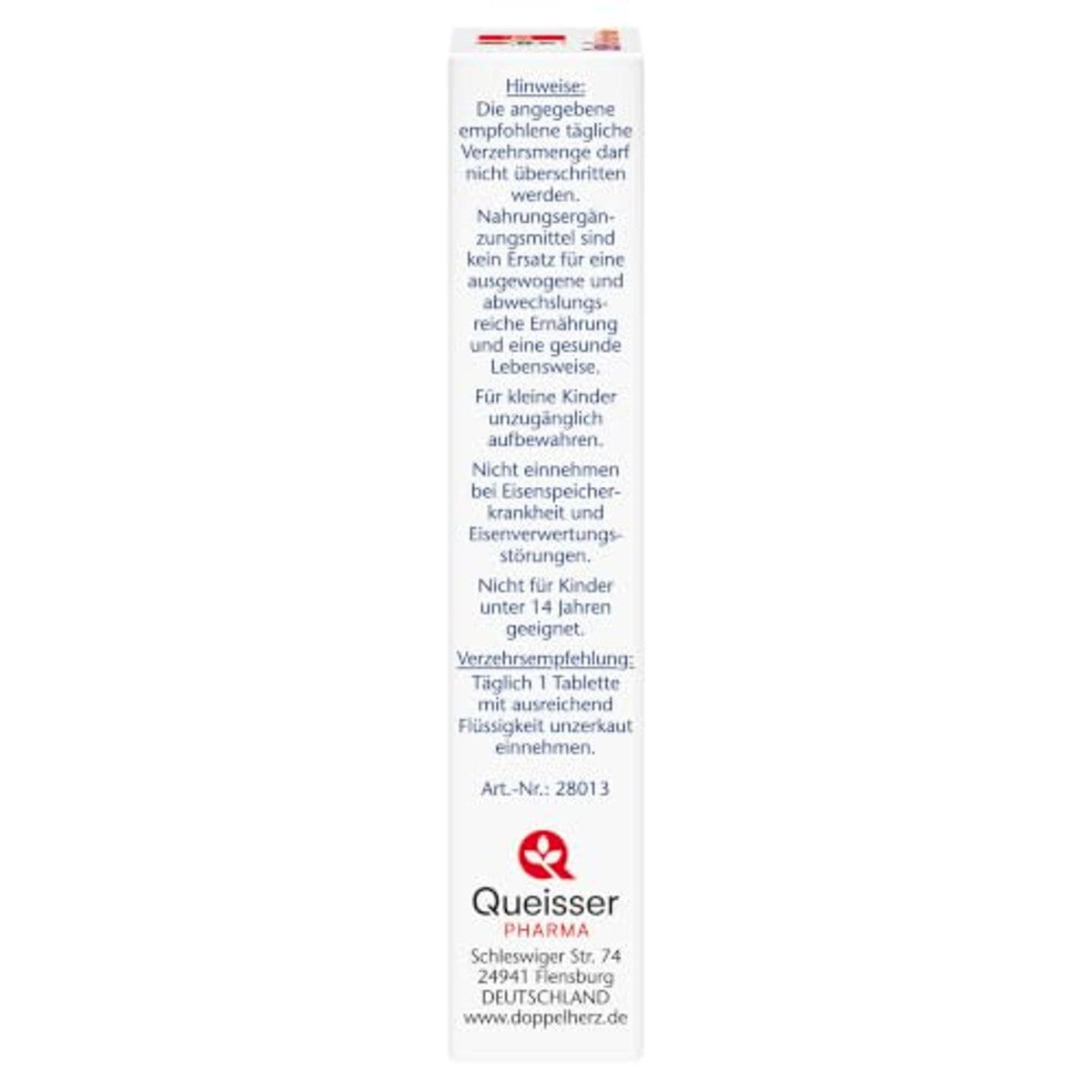 Doppelherz IJzer + C + Histidine + Foliumzuur 30 Mini-tabletten - 3-pack