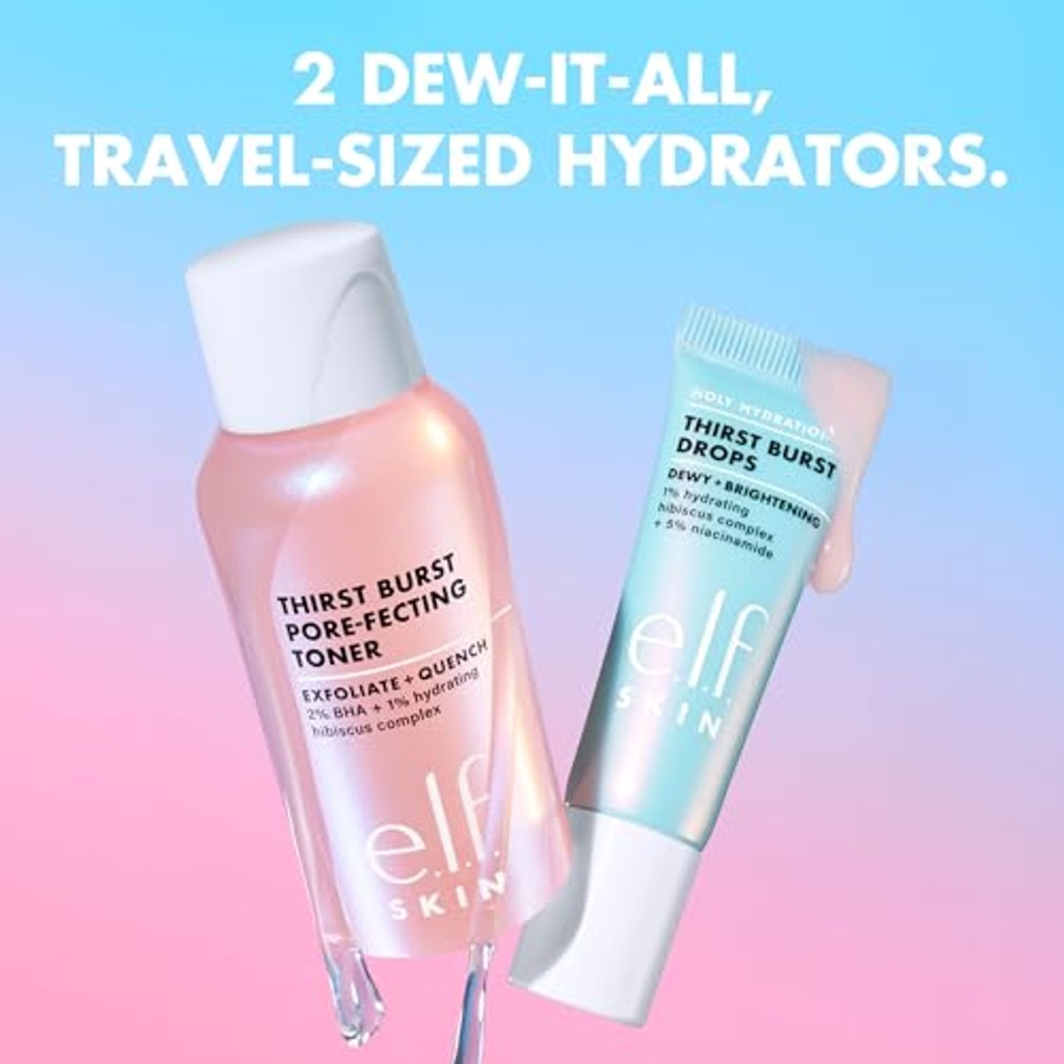 e.l.f. Skin Thirst Burst Dew-O Huidverzorgingsset - 3 stuks