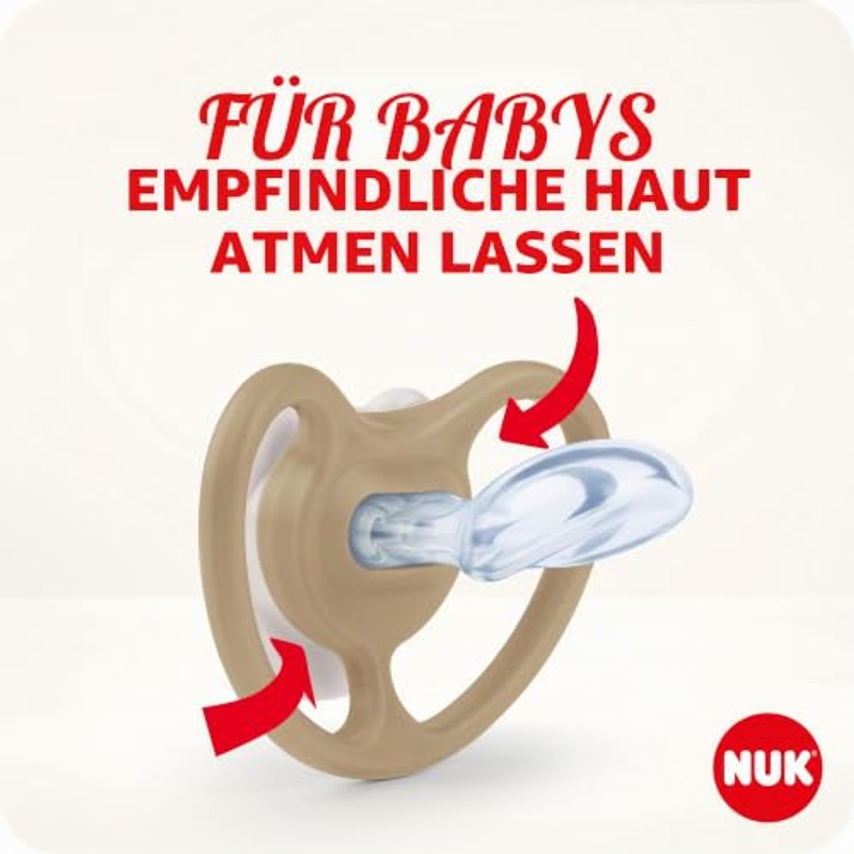 NUK Space Fopspeen Vos 0-6 maanden 2 stuks – NUK