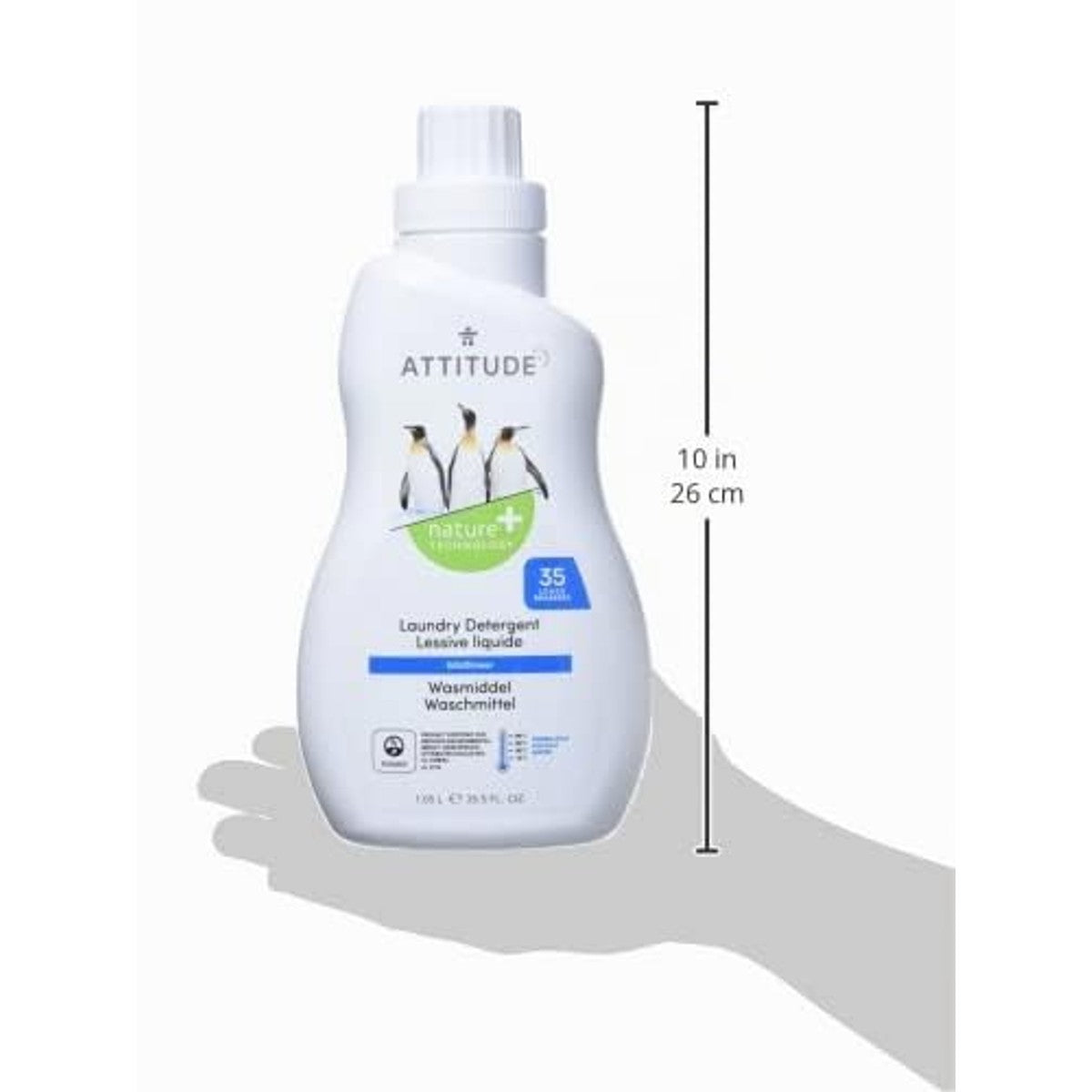 Attitude Wasmiddel Wilde Bloemen 35 Wasbeurten 1,05 l - 3-pack – foto 4