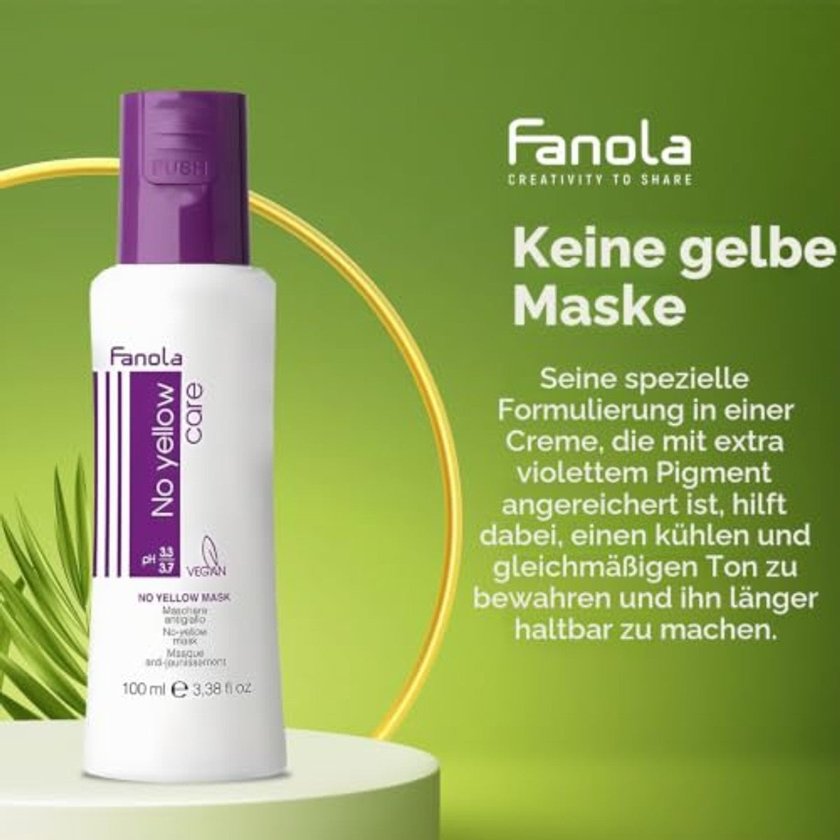Fanola No Yellow Masker Banaan 100 ml - 6-pack